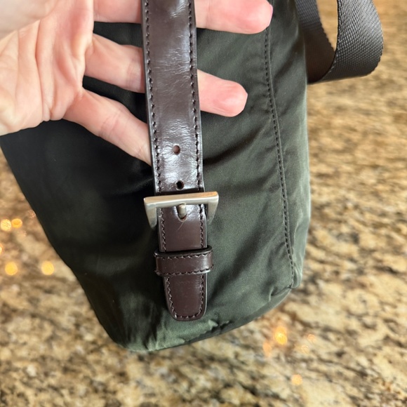 Prada City Tessuto Green Nylon Backpack - Excellent Condition- - Picture 5 of 12